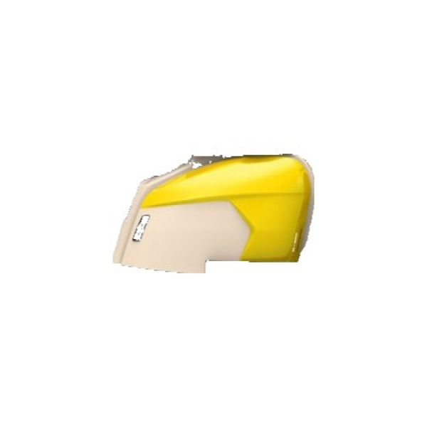 Royal Alloy R.Side Cover - Yellow/Ivory External Bolt hole